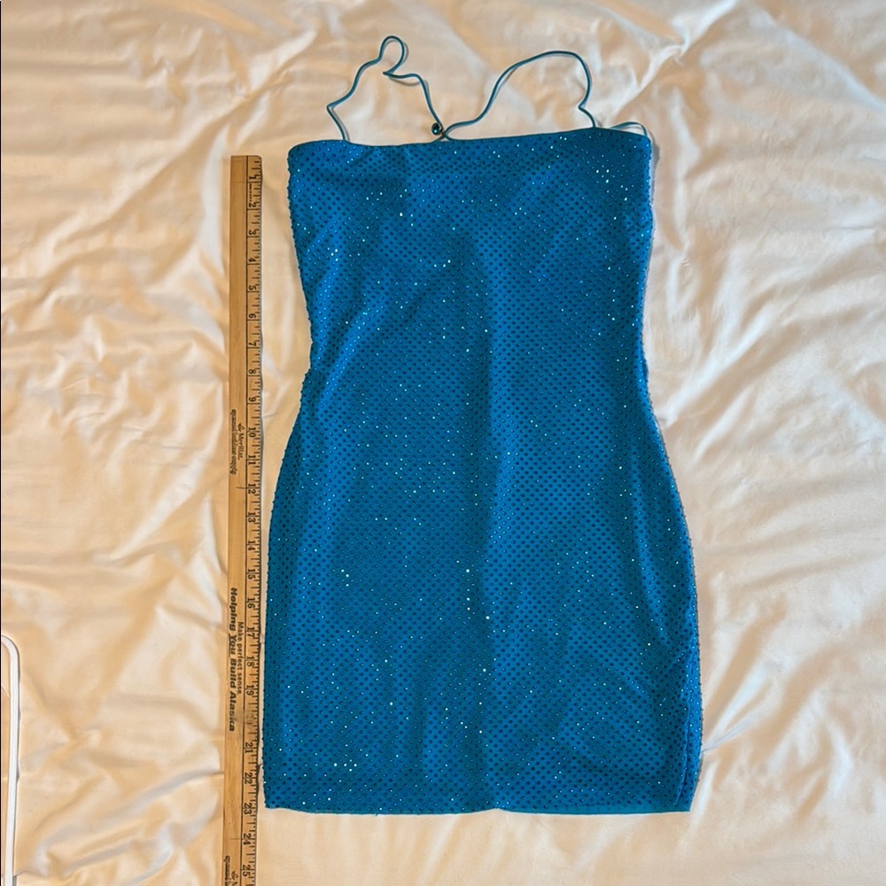 Blue sparkle Dress